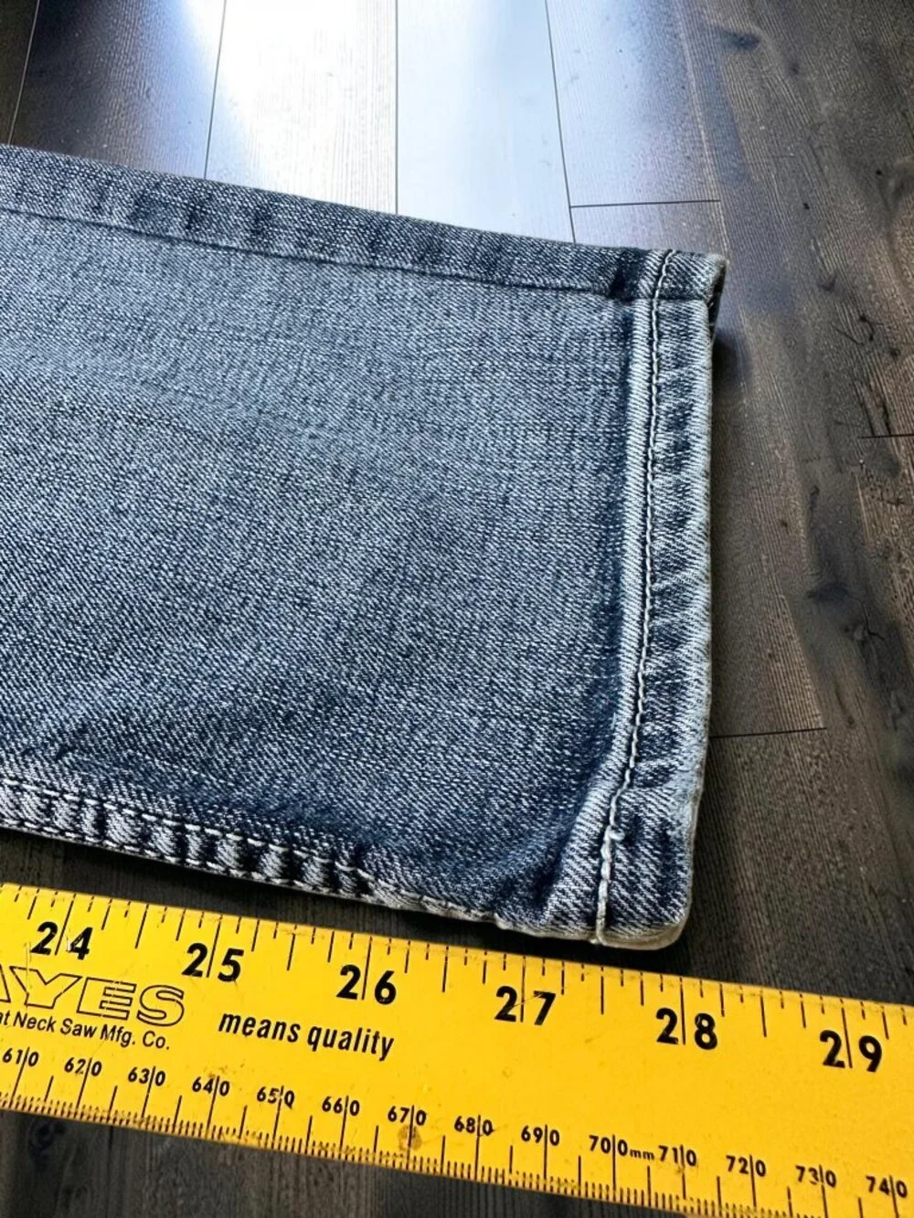 Flypaper Bootcut Jeans 30x30 Blue Y2K Western Pocket Denim